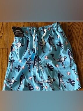 Chalktalk Sports Baseball Baseball Print Swim Trunks YM